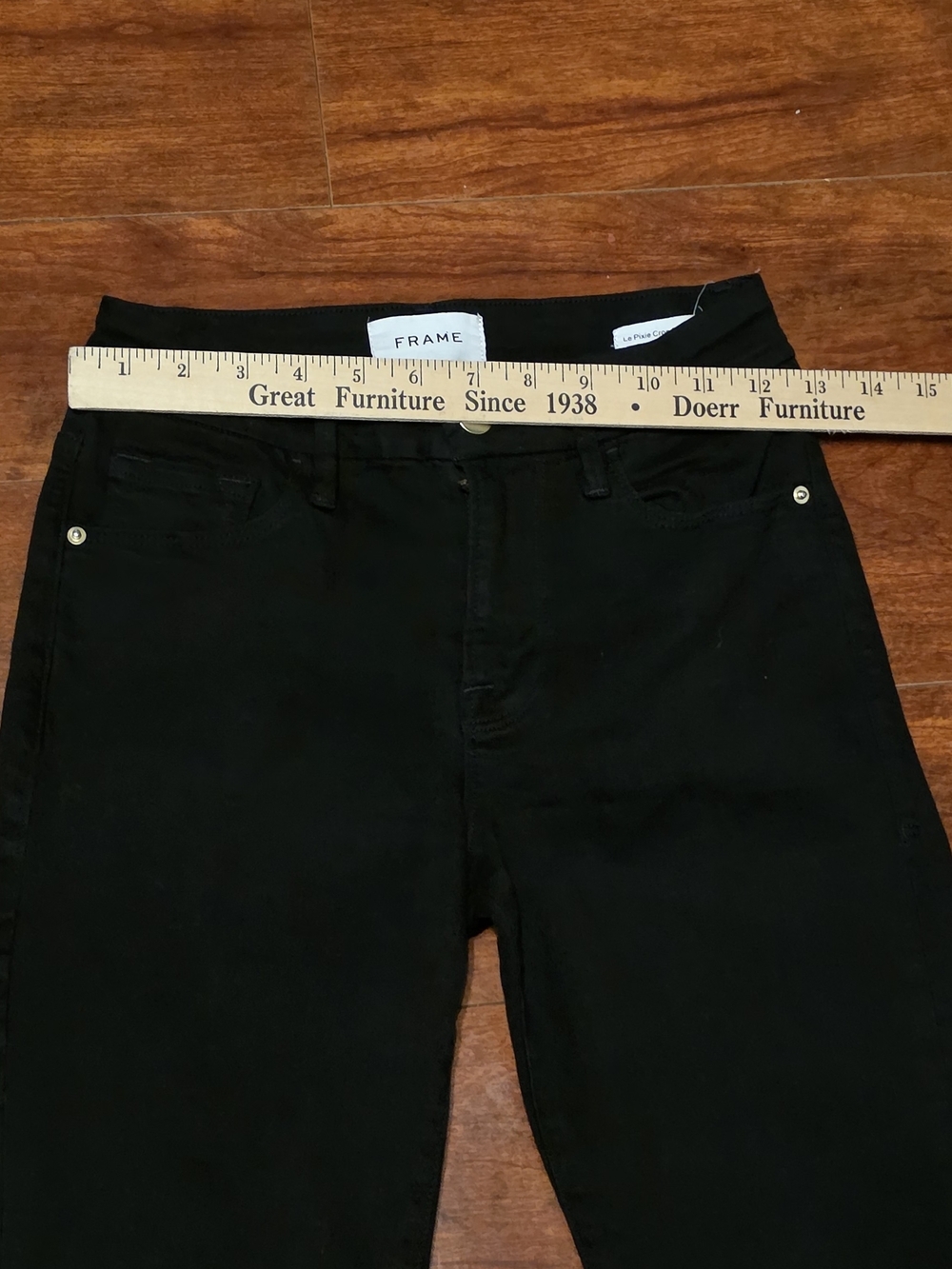 FRAME Women's Le Pixie Crop Mini Boot Jeans, - Picture 10 of 16